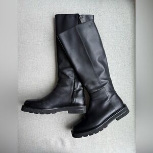 Stuart Weitzman Black Over the Knee Riding Boots SZ Us 7.5/38